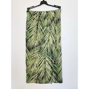 Company Ellen Tracy Tropical Print Silk Midi Skirt Size 8